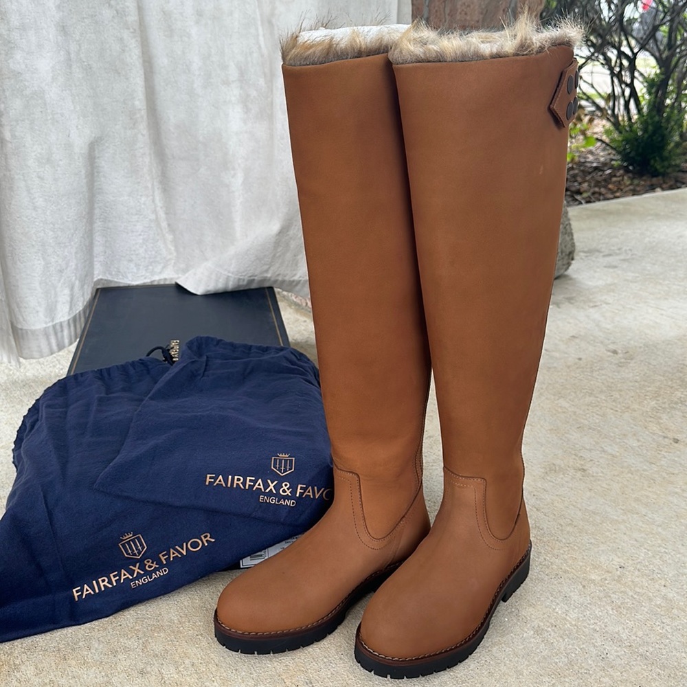 Women’s Fairfax and Favor Cognac Over the Knee Boots